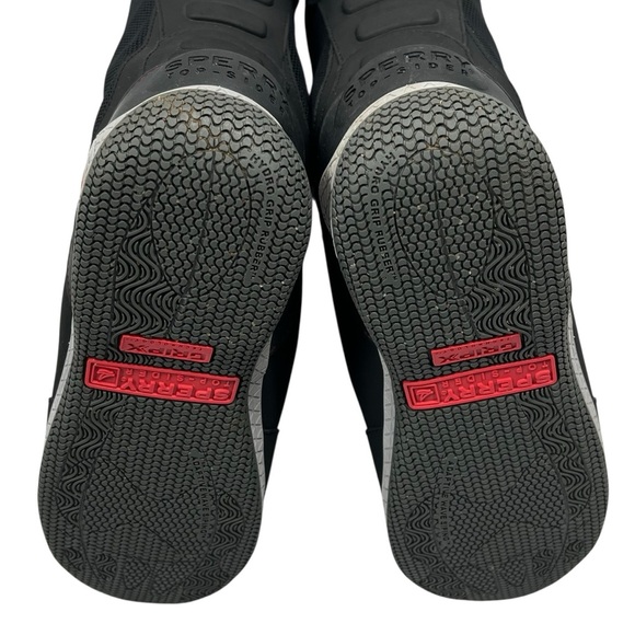 SPERRY TOP-SIDER SeaRacer Waterproof Black Boots Women's Size 8 - Picture 13 of 16